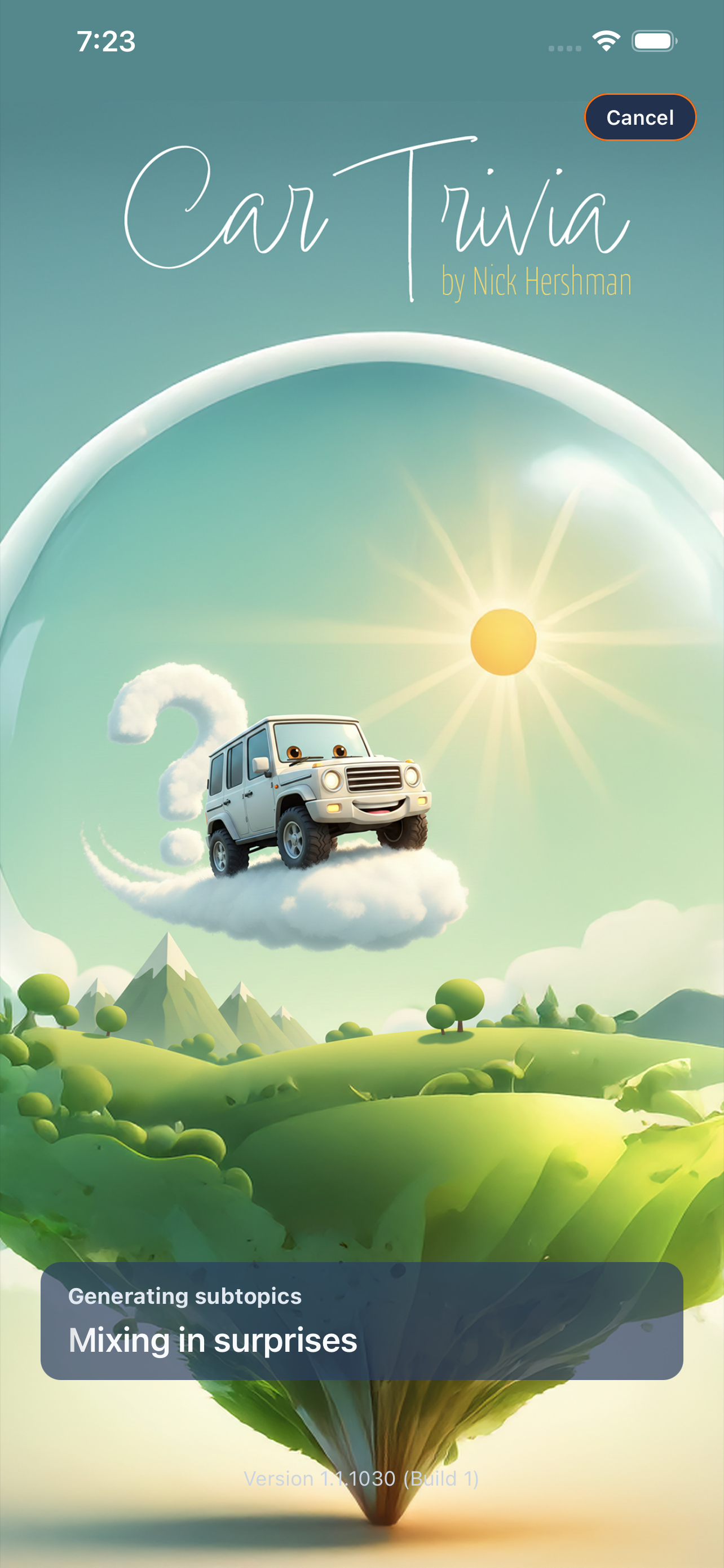 CarTrivia screenshot